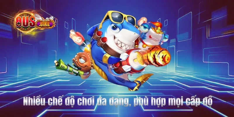 Nhiều chế độ chơi đa dạng, phù hợp mọi cấp độ